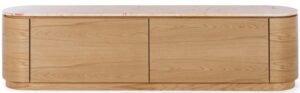 Takita Oak Tv Stand W/Turkish Rose Top 180X35X45