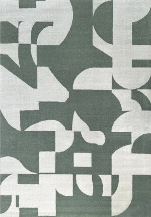Brax Abstract Olive 1.6X2.3 Large Rug
