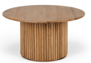 Rho Round Oak Coffee Table 850x450H
