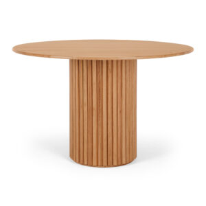 Rho Dining Table 1.2 Round Natural Oak
