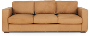 Maury 3 Seater Sofa In Tobacco Leather 222X97X81H