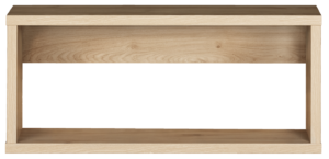 Cubx Oak Wall Hung Shelf Kitset 800X235X346H