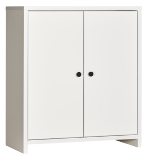 Cubx White 2 Dr Cupboard Low Kitset 794X396X900H