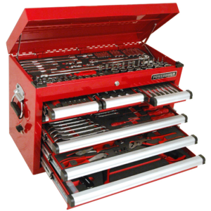 Powerbuilt 219Pc Black Tool Chest And Tools