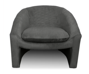 Shackelton Corduroy Occasional Chair Black