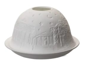 London England Porcelain Dome 12X8Cm