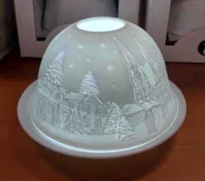 Cologne Germany Porcelain Dome 12X8Cm
