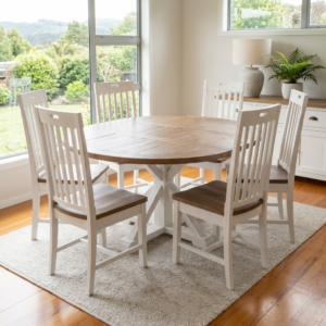 Cintra 1200 Round To Oval Ext Suite + 6 Chairs