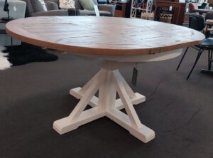 Cintra 1200 Round To Oval Ext Table Opens To 1600
