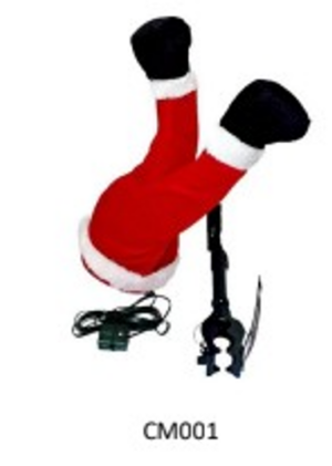 Santa Claus Christmas Kicking Legs