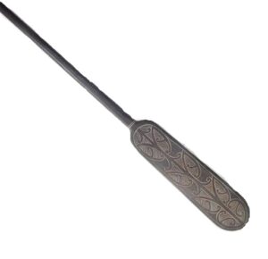 Carved Oar Oval Dark 13X100Cm