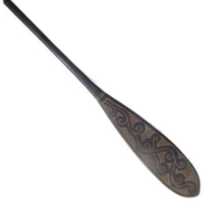 Carved Oar Oval Pointed Dark 13X100Cm