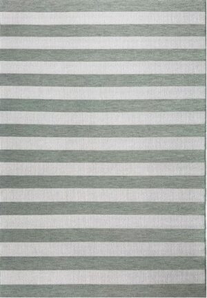 Coast Indoor/Outdoor Stripe Green Rug 1.2X1.7