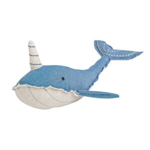 Crane Baby Plush Toy Caspian Narwhal 20X10X40