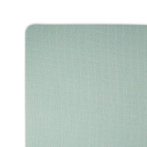 Crane Baby Cot Fitted Sheet Solids Evergrn 132X71