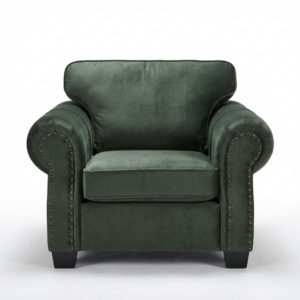 Cuba 1 Seater In Akoya Fern Fabric 1200X910X920H