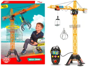 Dickie Mega Crane 120Cm High With Corded Remote