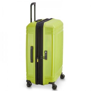 Delsey Lutece 79Cm Large Lime Luggage 81X53X33Cm