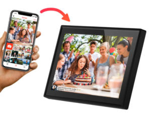 Frameo 10 Inch Digital Photo Frame Black