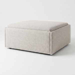 Otto Single Ottoman/Sofabed Pepper Fabric 950X860