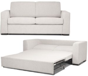 Optimus Queen Sofabed Pepper Fabric 1980X890X900H