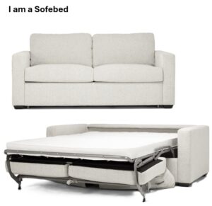Batch Queen Sofabed Pepper Fabric 1895X890X900H