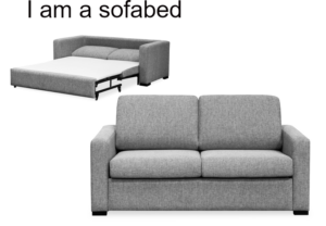 Batch Queen Sofabed Storm Fabric 1895X890X900H