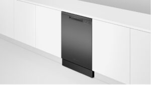 F&P Standard Black 15 Place Dishwasher 870X597X600