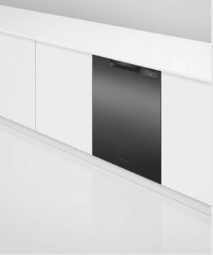 F&P Built Under Black Glass Recessed Handle