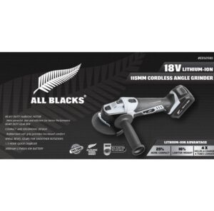 All Blacks 18V Lithium-Ion Cordless Angle Grinder