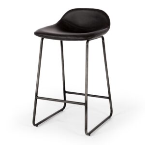 Haus Vintage Black Barstool Sled Base