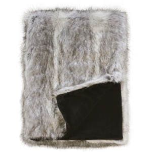 Heirloom Grey Coyote Acrylic Throw 150X180Cm