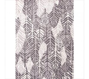 Botanica White Silver Charcoal Leaves 1.6X2.3 Wool