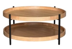 Harper Round Natural Coffee Table 100X45H