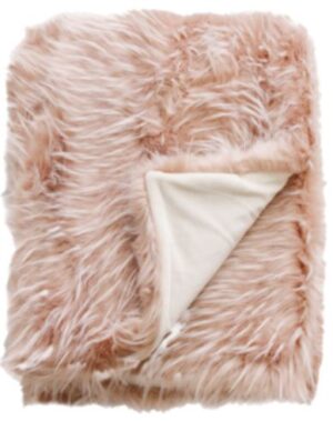 Heirloom Peony Plume Acrylic Throw 150X180Cm