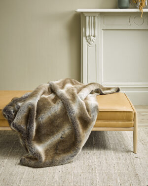 Heirloom Striped Elk Acrylic Throw 150X220Cm