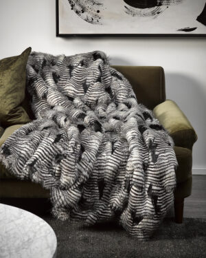 Heirloom Silver Pheasant Acrylic Throw 150X220Cm