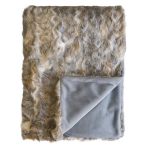 Heirloom Vintage Squirrel Grey Acrylic Throw 150X2