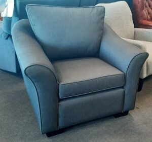 Gardenia Arm Chair In Convoy Charcoal Fab 1020X920