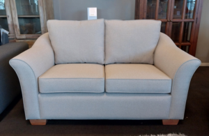 Gardenia 2 Seater In Brooklyn Stone Fabric