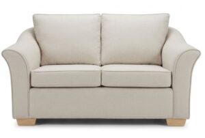 Gardenia 2 Seater In Brooklyn Stone Fabric