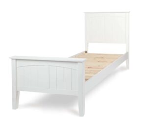 Jessica White King Single Slat Frame