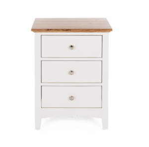 Jessica Light Oak Bedside Cab 3 Draw 500X450X650H