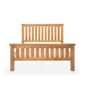 Salisbury Oak Queen Slat Frame 1650X2230X1140H