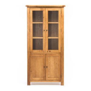 Salisbury Oak Display Cabinet 950X370X1950H