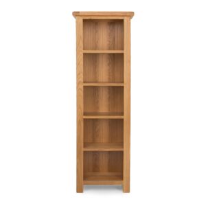 Salisbury Oak Slim Bookcase 600X300X1800H
