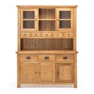 Salisbury Oak Lrg Buffet Hutch 1475X400X1960H