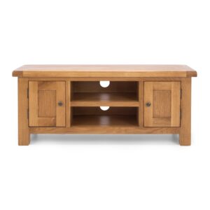 Salisbury Oak Entertainment Unit 1200x440x500