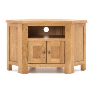 Salisbury Oak Corner Entertainment Unit 1050X550X6