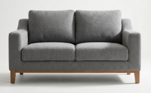 Havana 2 Seater In Mid Grey Fabric